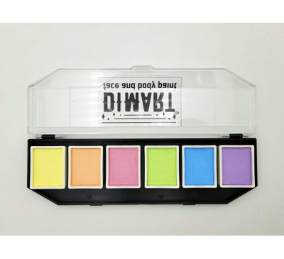 NEW! Палетка DIMART пастельные цвета 6*10гр.