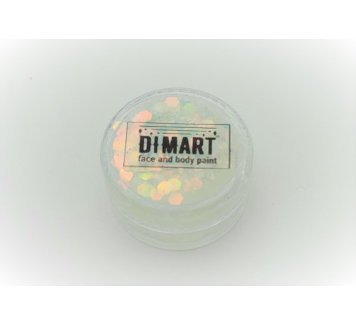 Гель-блестки DIMART ''Эльза'' 5мл №1