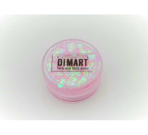 Гель-блестки DIMART ''Нежная Роза'' 5мл №4