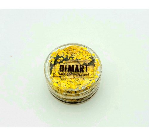 Гель-блестки DIMART ''Золотой огонь'' 5мл №6