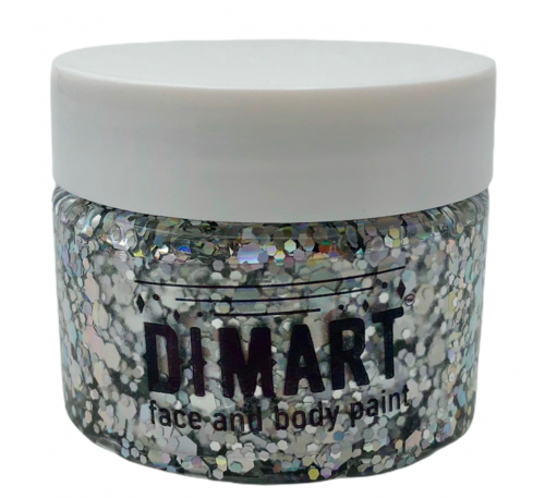 Гель-блестки DIMART ''Серебряный дождь'' 35мл №3