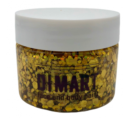 Гель-блестки DIMART ''Золотой огонь'' 35мл №6